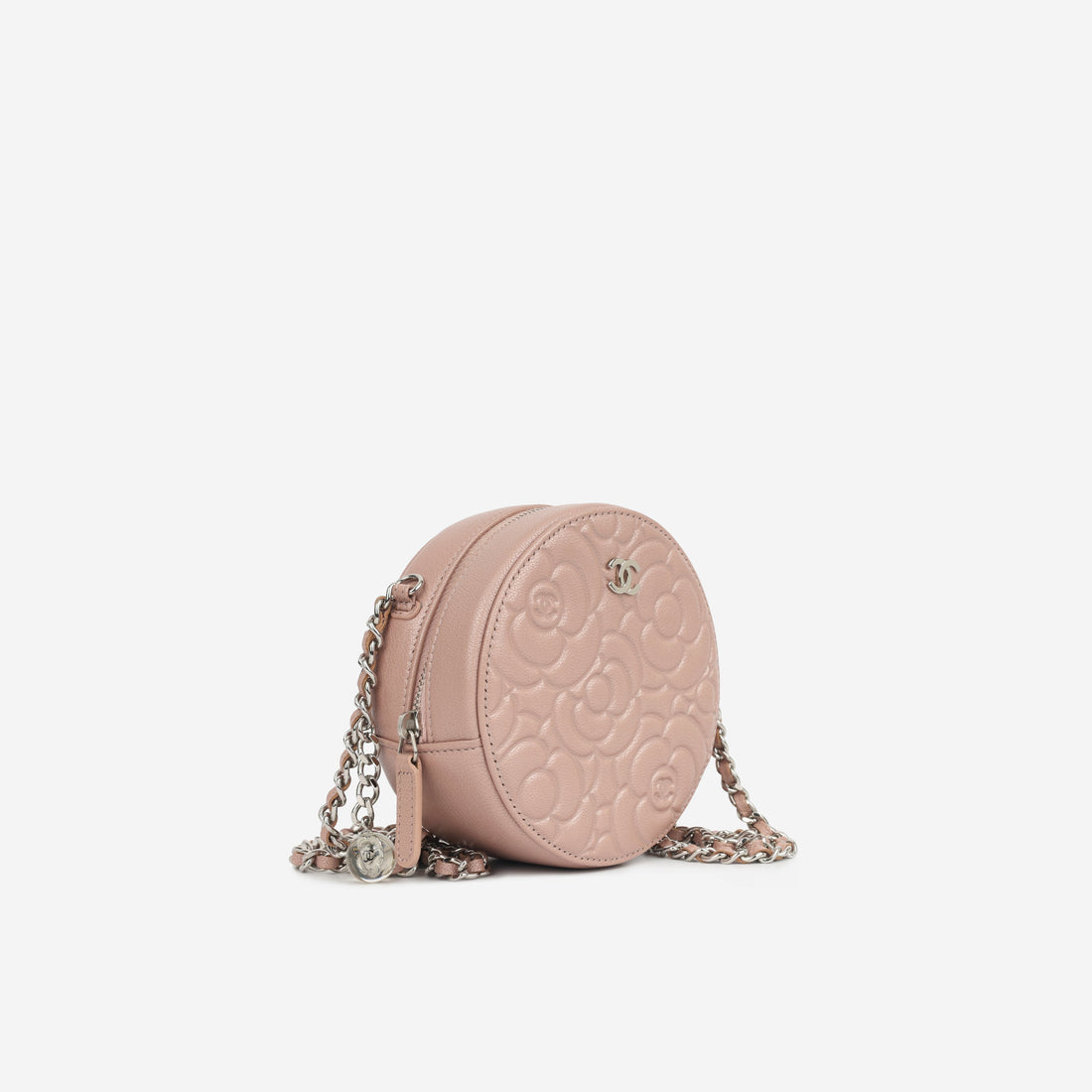 Chanel Camellia Clutch on Chain Pink