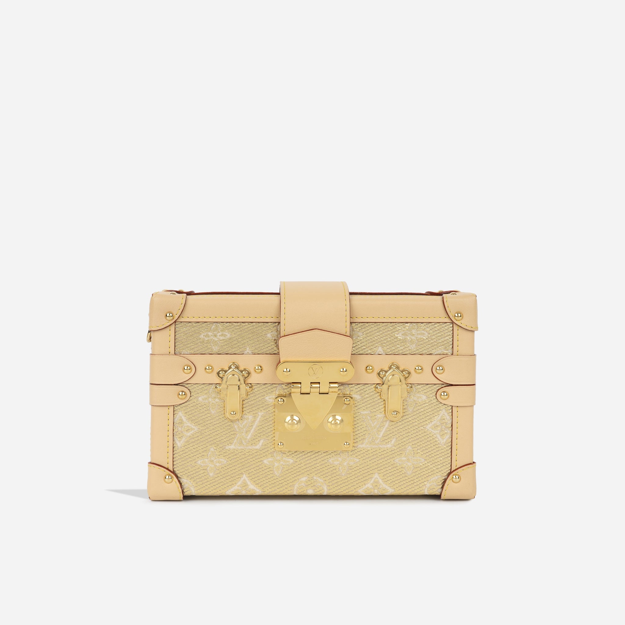 Louis Vuitton Petite Malle Gold/Beige