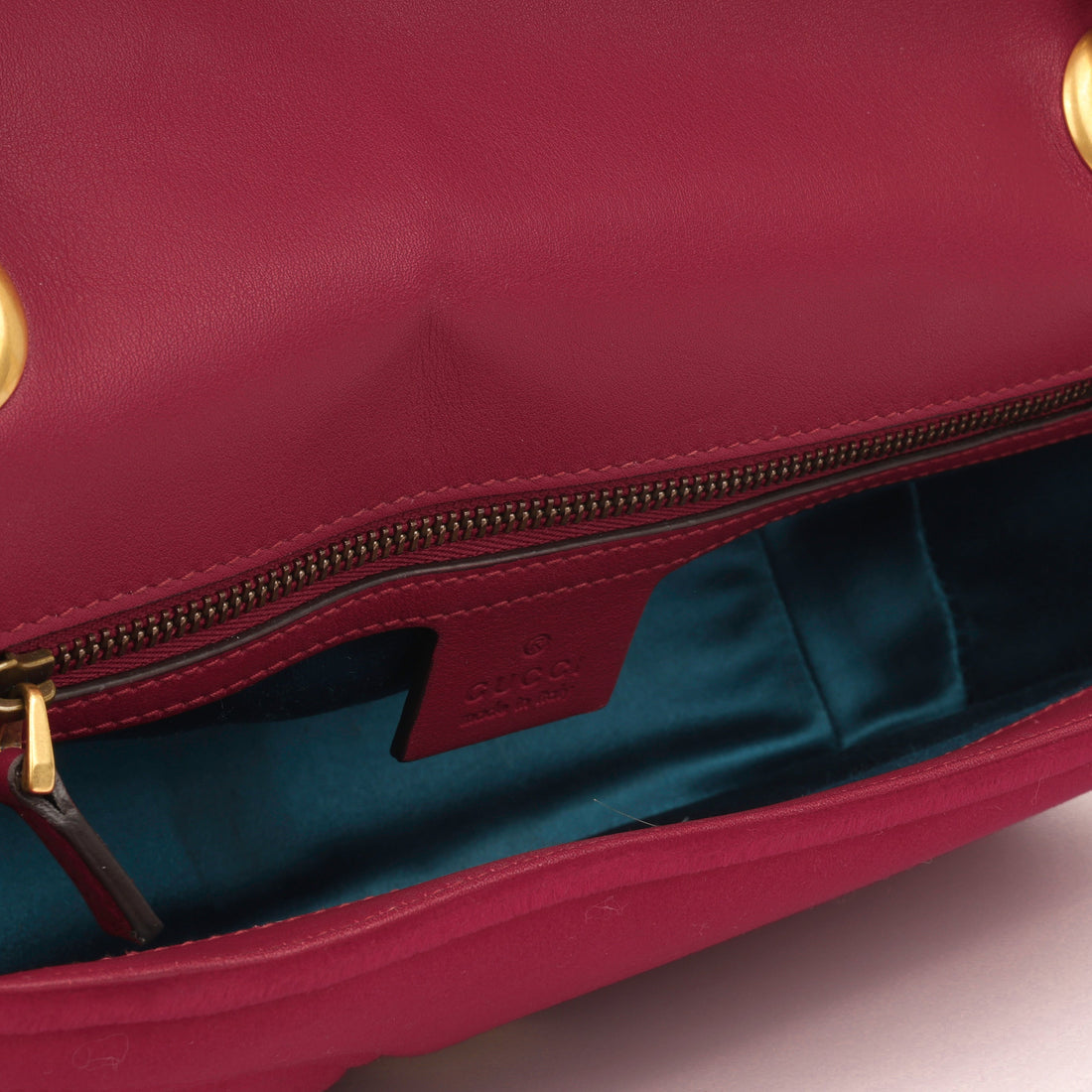 Gucci Small Marmont Bag - Red