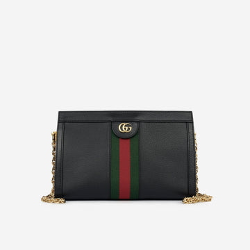 Gucci Ophidia Clasp Clutch on Chain