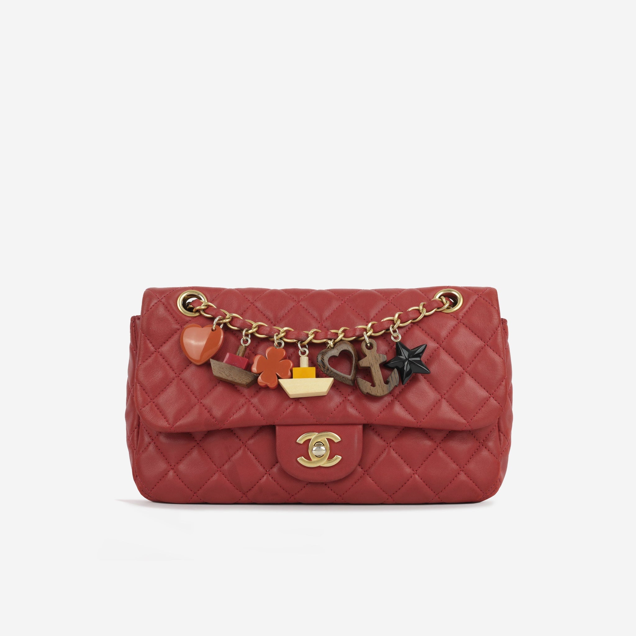 Chanel Valentine Charm Chain Flap