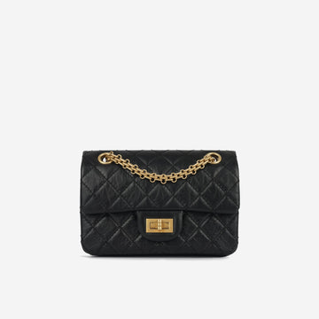 Chanel 2.55 Reissue 224 Black aged