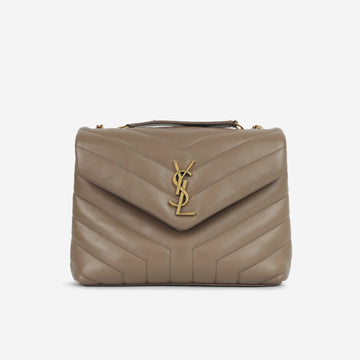 Yves Saint Laurent Small Lou Lou - Beige