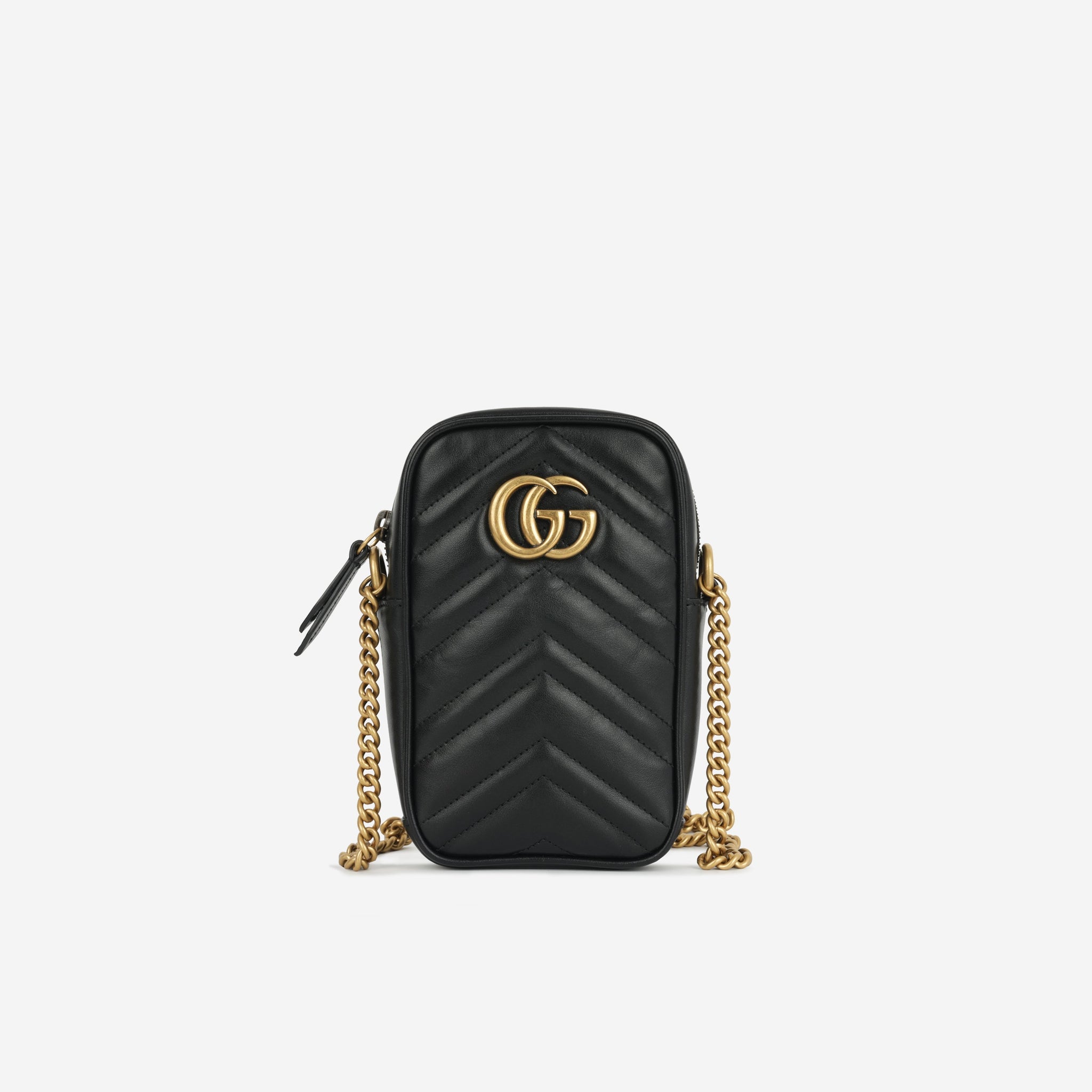 Gucci Vertical Marmont Crossbody Bag