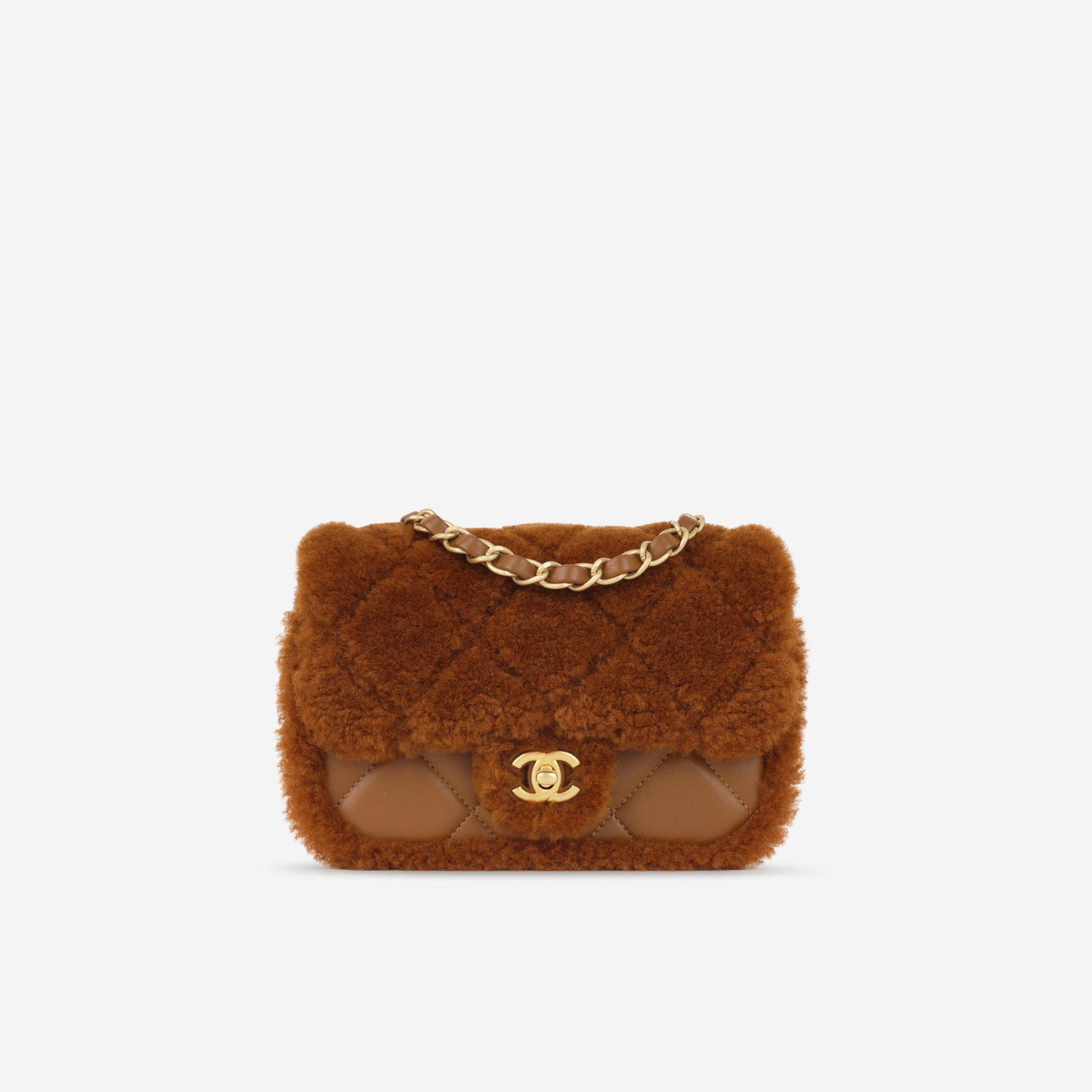 Chanel 24K Teddy Flap Small