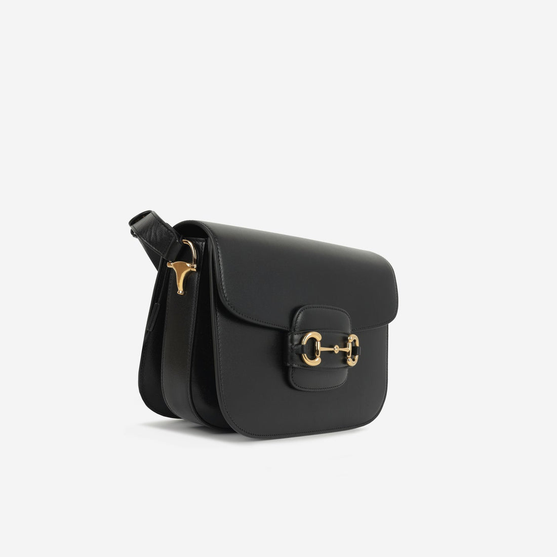 Gucci Gucci - 1995 Horsebit Shoulder Bag - Black Calfskin GHW - Un