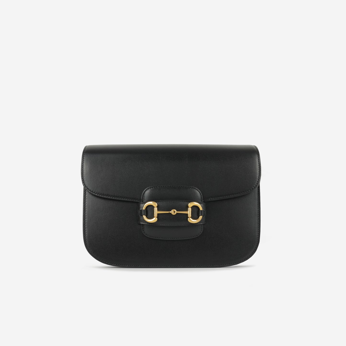 Gucci Gucci - 1995 Horsebit Shoulder Bag - Black Calfskin GHW - Un