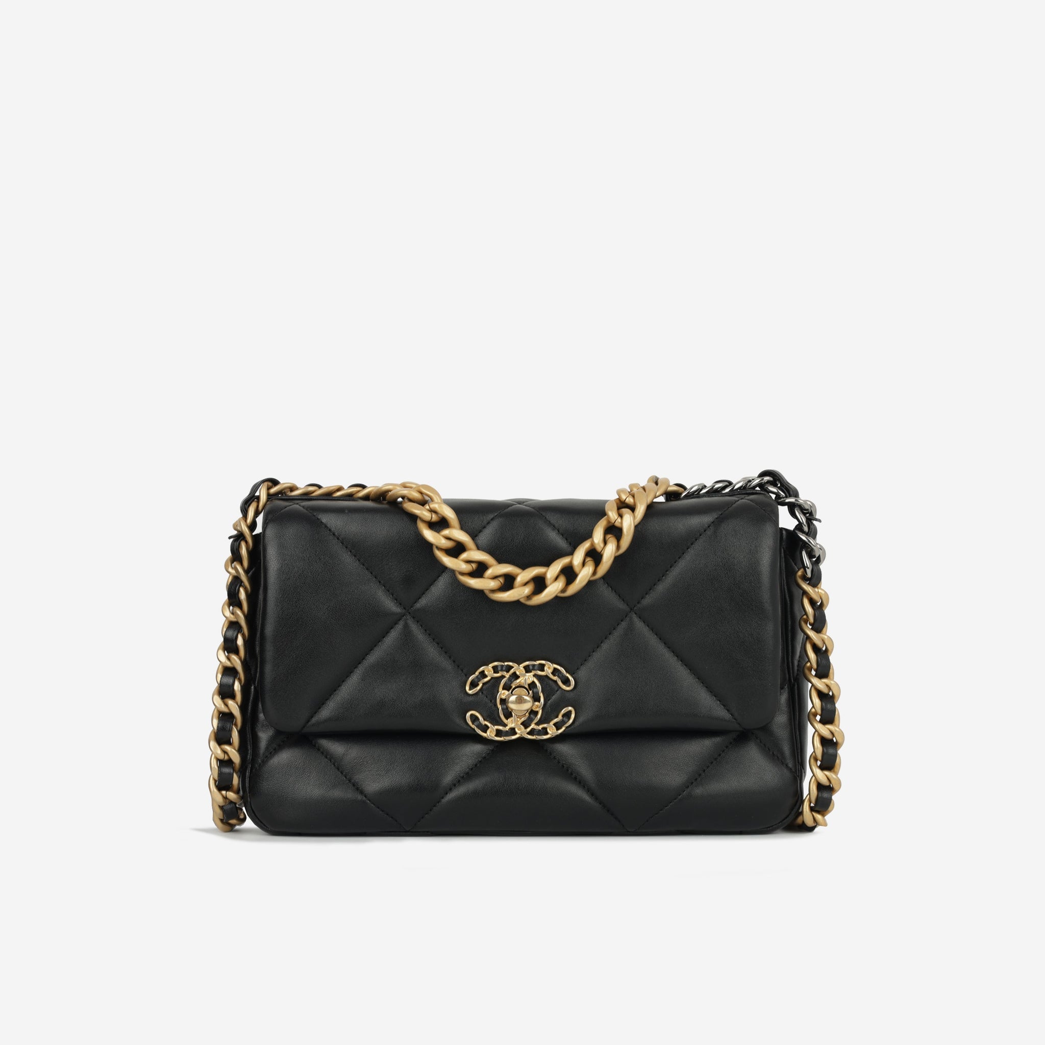 Chanel Small 19 Flap Bag Black