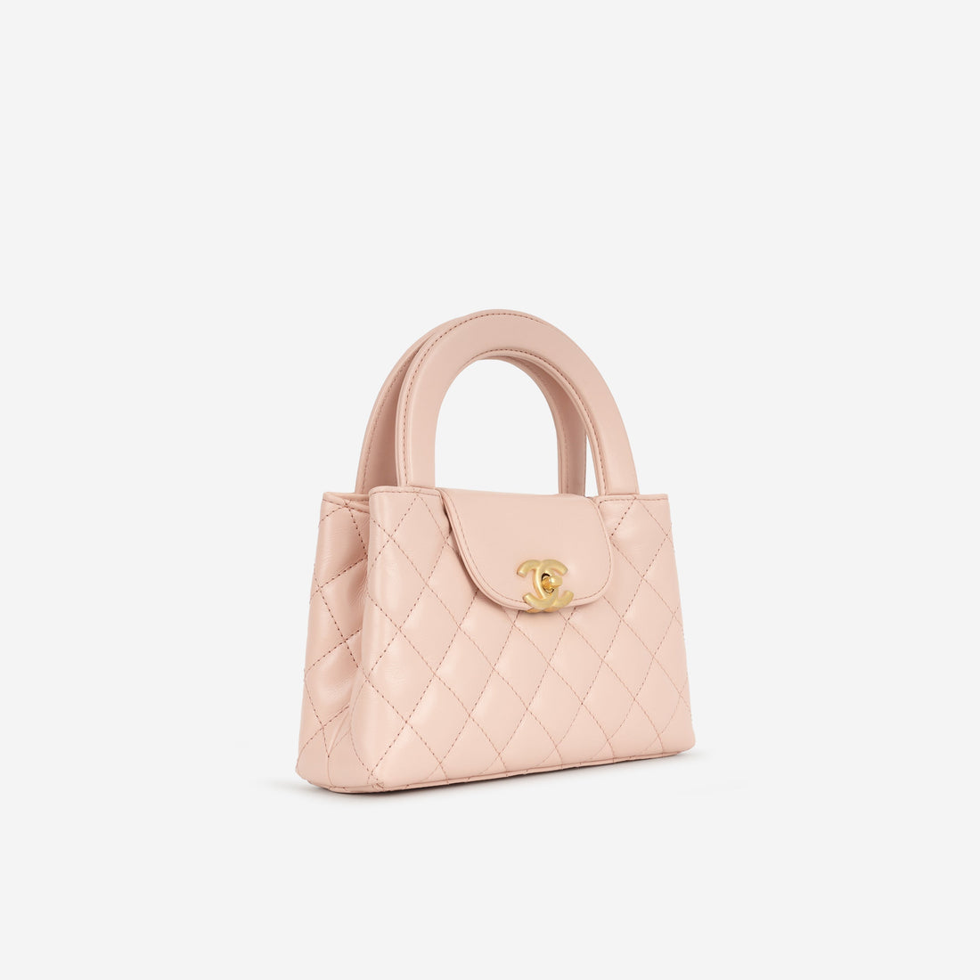 Chanel Small Kelly Re-Edition Light Pink Calfskin Gold Hardware