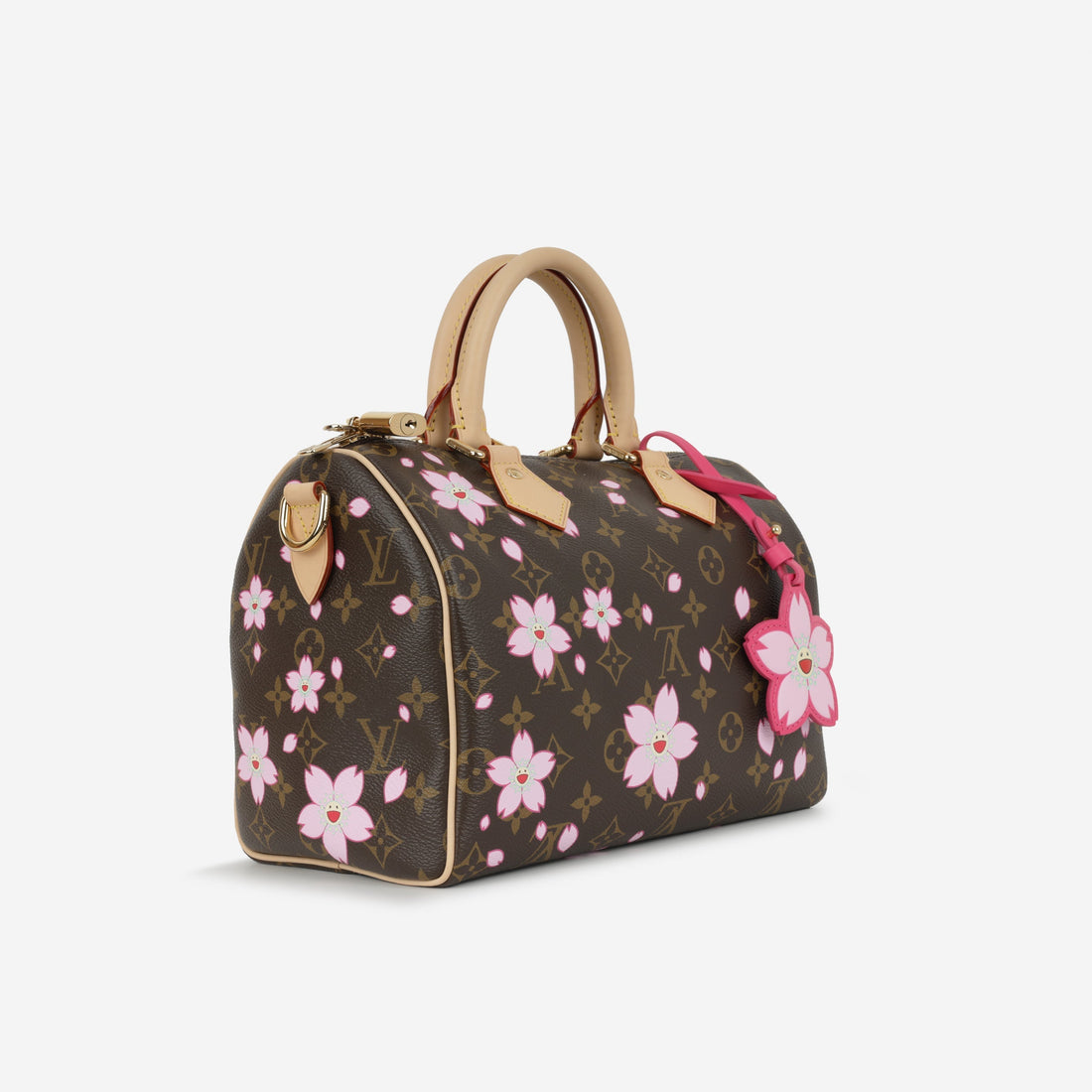 Louis Vuitton Louis Vuitton Speedy 25 Takashi Murakami Cherry Blossom Monogram Gold Hardware