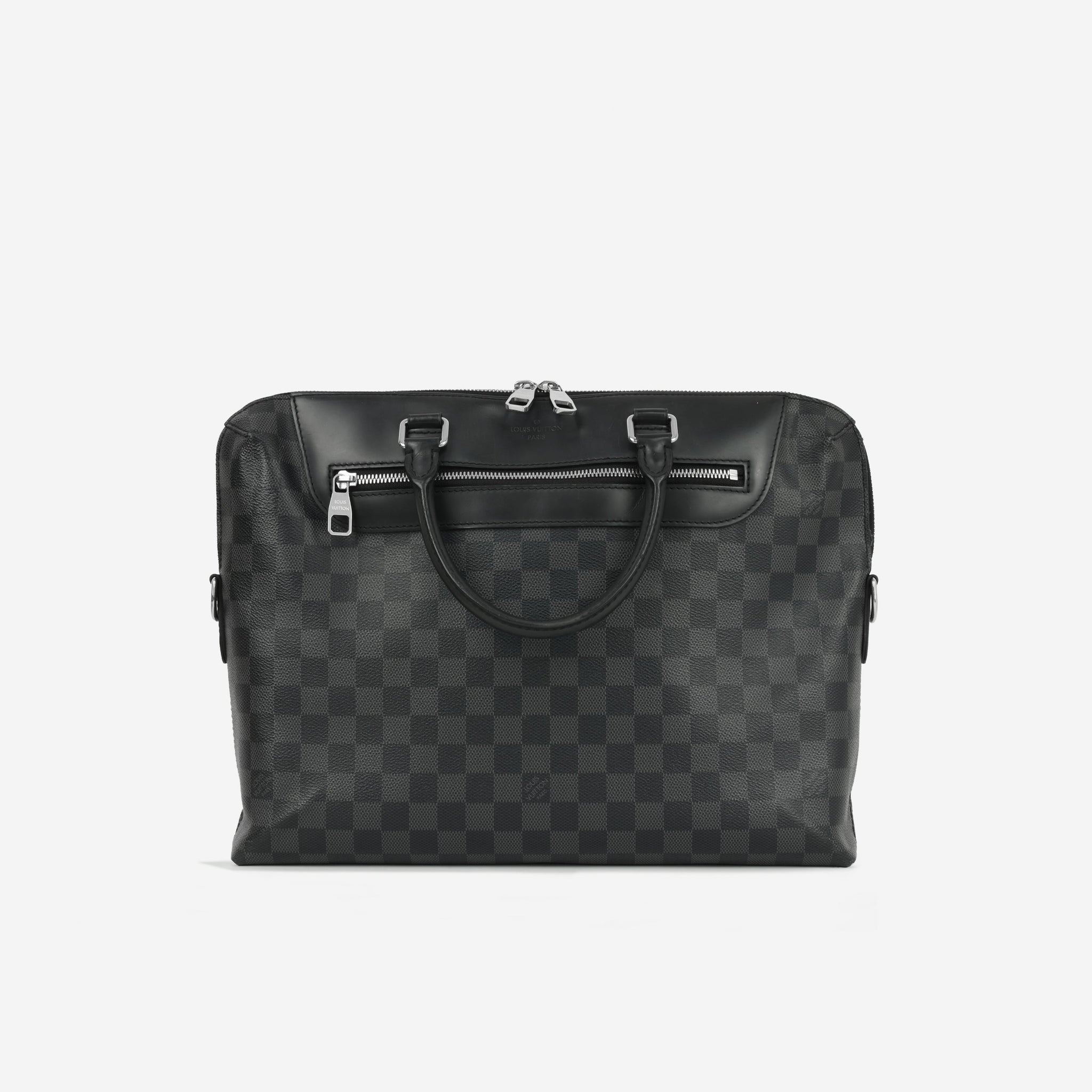Louis Vuitton Louis Vuitton Porte Document Damier Graphite Silver Hardware