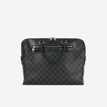 Louis Vuitton Louis Vuitton Porte Document Damier Graphite Silver Hardware