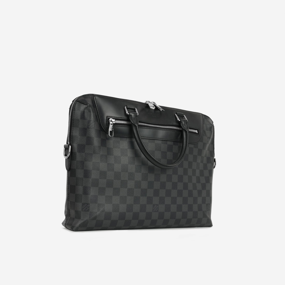 Louis Vuitton Louis Vuitton Porte Document Damier Graphite Silver Hardware