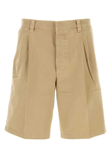 PRADA Men's Mini Gabardine Bermuda Shorts