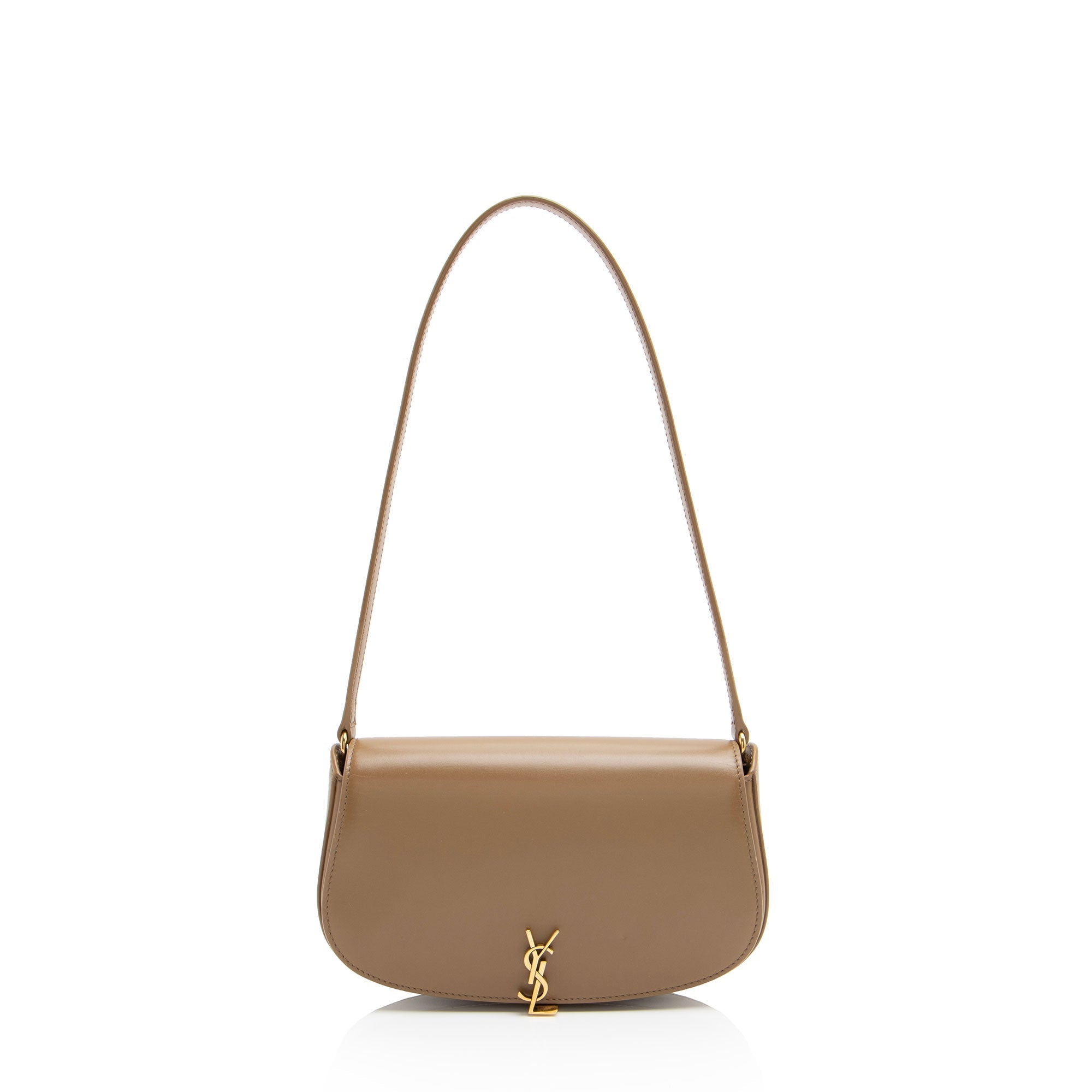 Saint Laurent Calfskin Voltaire Mini Shoulder Bag (SHF-BQWbaX)