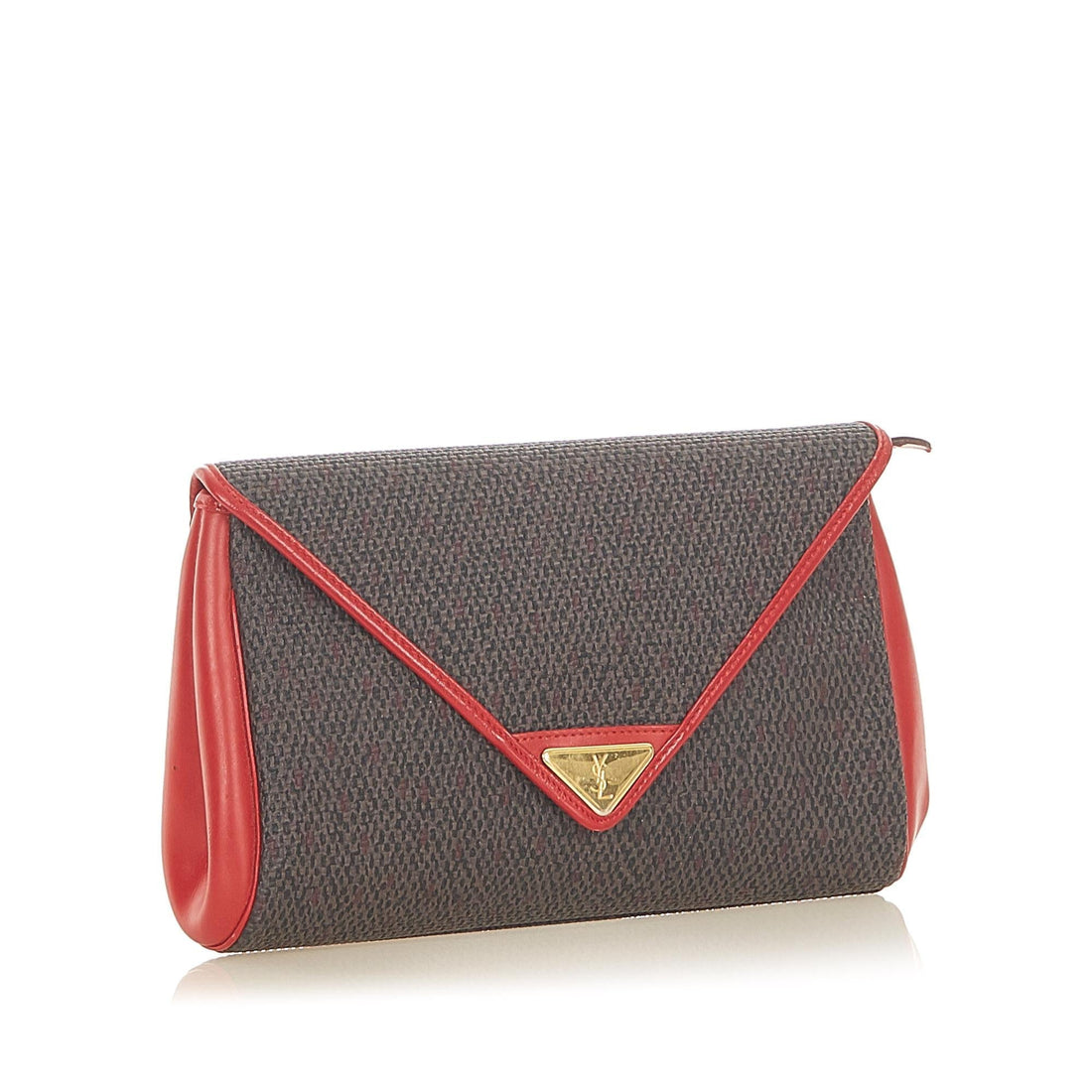 Saint Laurent Canvas Clutch Bag (SHG-19264)