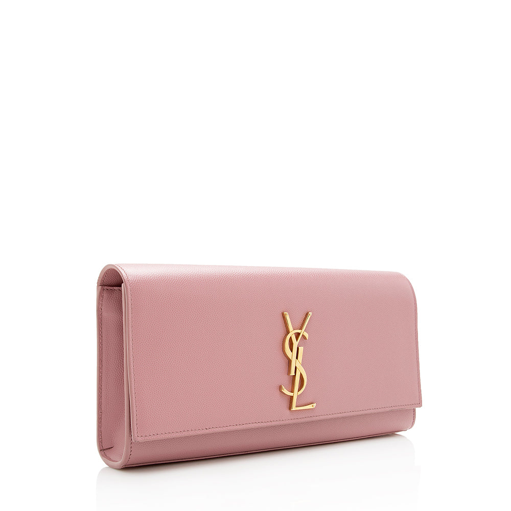 Saint Laurent Grain de Poudre Cassandre Clutch (SHF-18442)