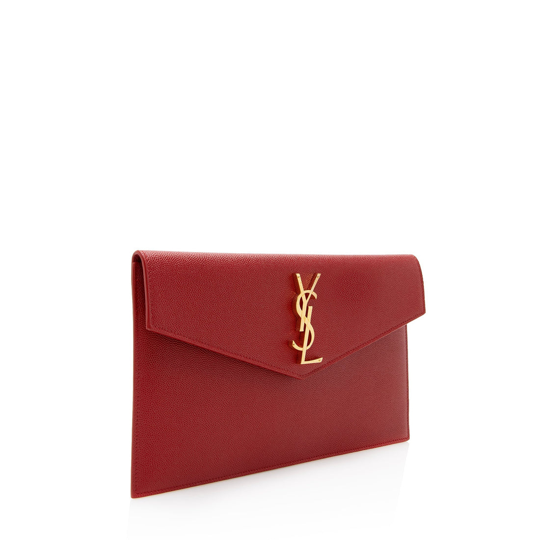 Saint Laurent Grain de Poudre Uptown Clutch (SHF-22771)