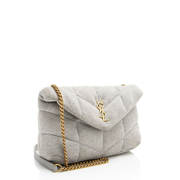 Saint Laurent Jersey Monogram Puffer LouLou Toy Shoulder Bag