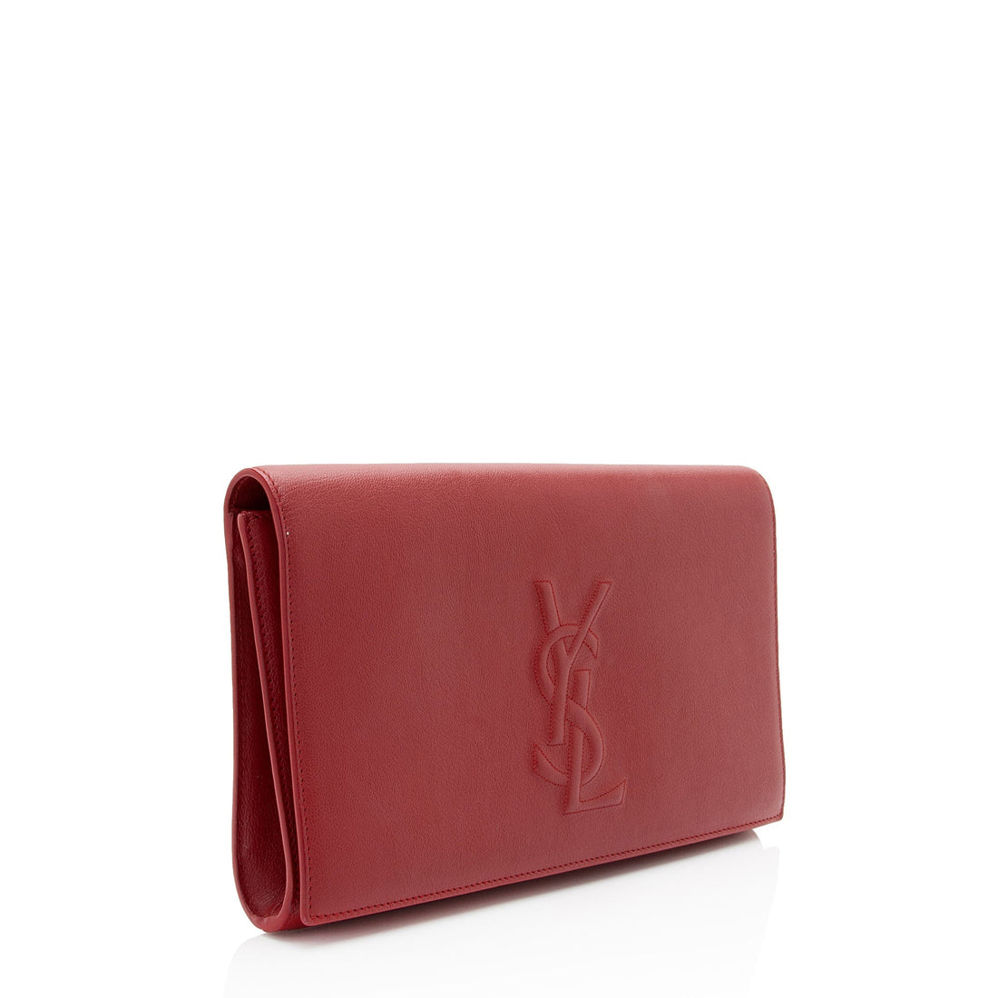 Saint Laurent Leather Belle de Jour Clutch (SHF-XhElZl)