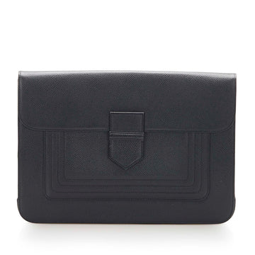 Saint Laurent Leather Clutch Bag (SHG-16533)