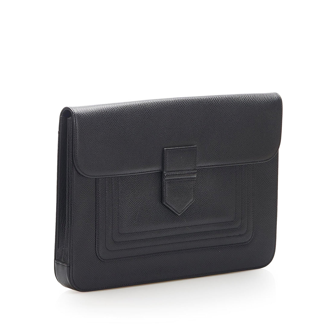 Saint Laurent Leather Clutch Bag (SHG-16533)
