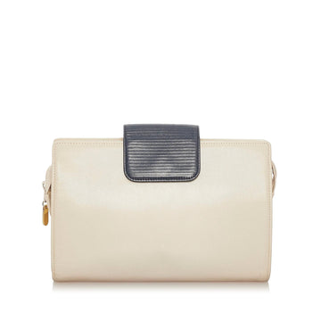 Saint Laurent Leather Clutch Bag (SHG-28021)