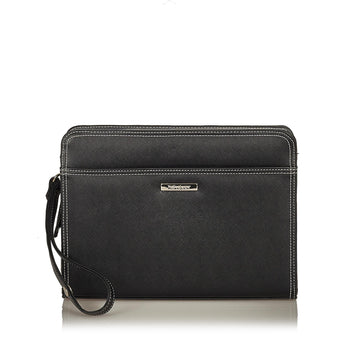 Saint Laurent Leather Clutch Bag (SHG-31799)