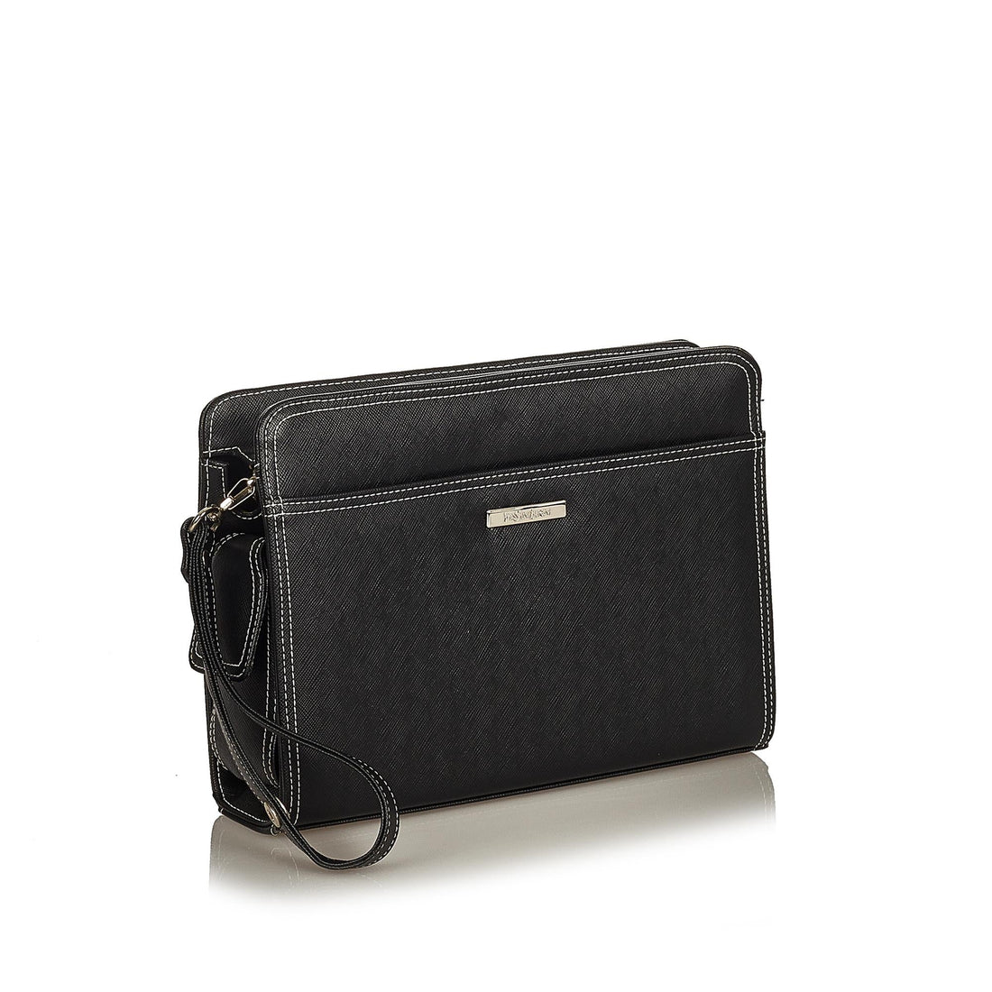 Saint Laurent Leather Clutch Bag (SHG-31799)