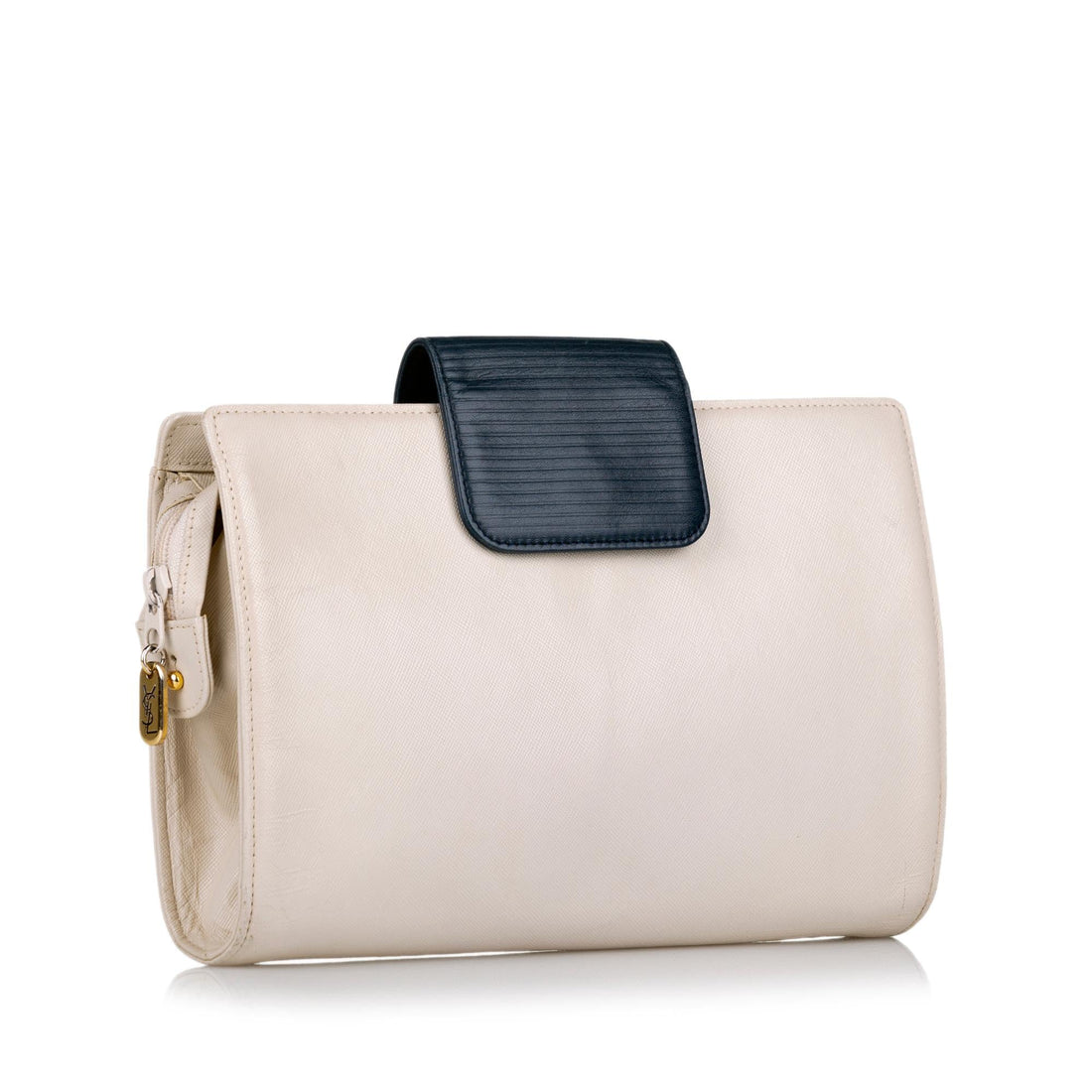 Saint Laurent Leather Clutch Bag (SHG-34661)