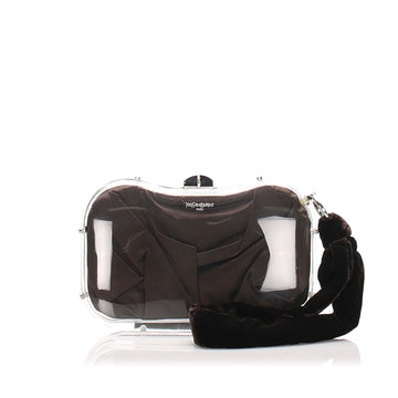 Saint Laurent Lucite Clutch (SHG-26843)