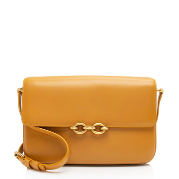 Saint Laurent Smooth Calfskin Le Maillon Shoulder Bag (SHF-jgkVVY)