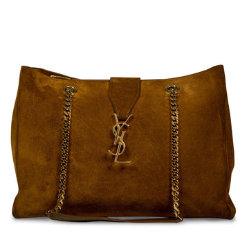 Yves Saint Laurent Classic Monogram Shopper - Suede