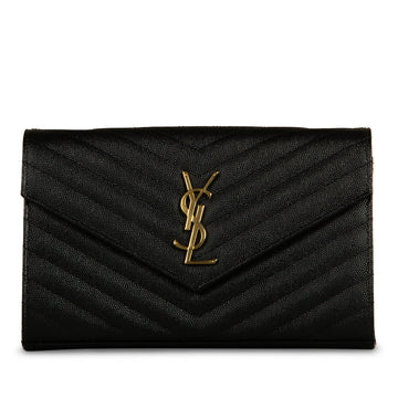 Yves Saint Laurent Monogram Chain Wallet