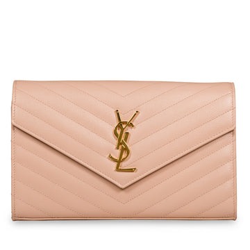 Yves Saint Laurent Chevron Envelope Crossbody