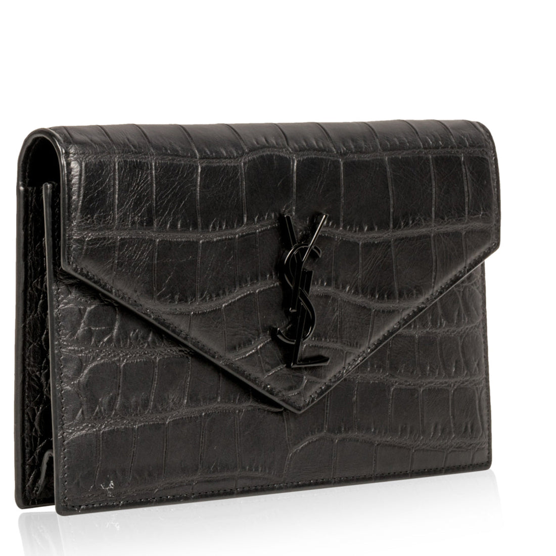 Yves Saint Laurent Envelope Crossbody - Croc Embossed