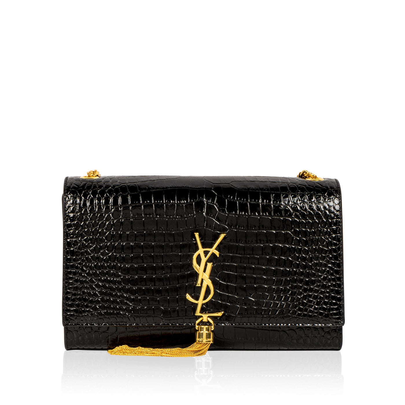 Yves Saint Laurent Crocodile Kate Tassel