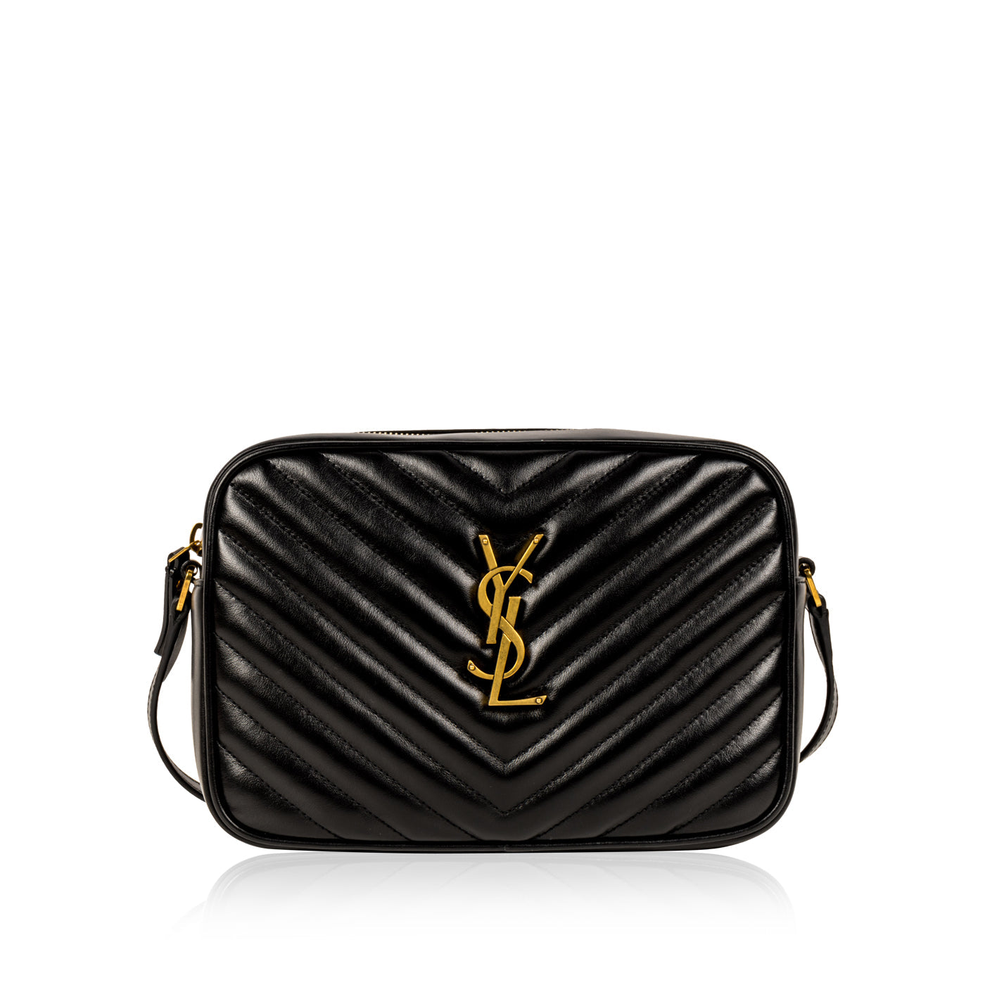 Yves Saint Laurent Lou Crossbody - Black