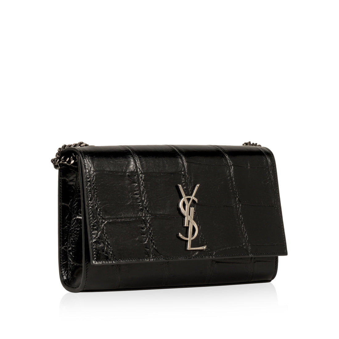 Yves Saint Laurent Kate Croc Embossed