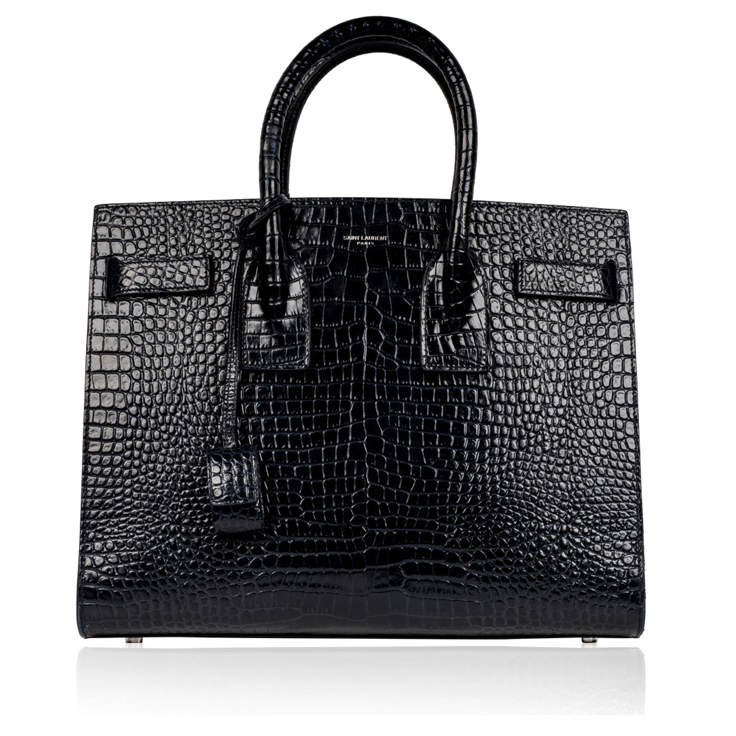 Yves Saint Laurent Small Sac de Jour - Croc Embossed