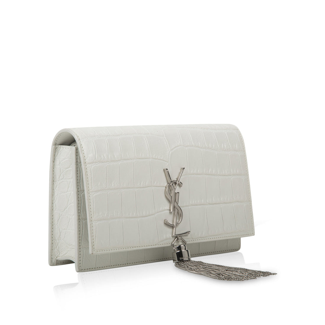 Yves Saint Laurent Small Kate Tassel - Croc Embossed
