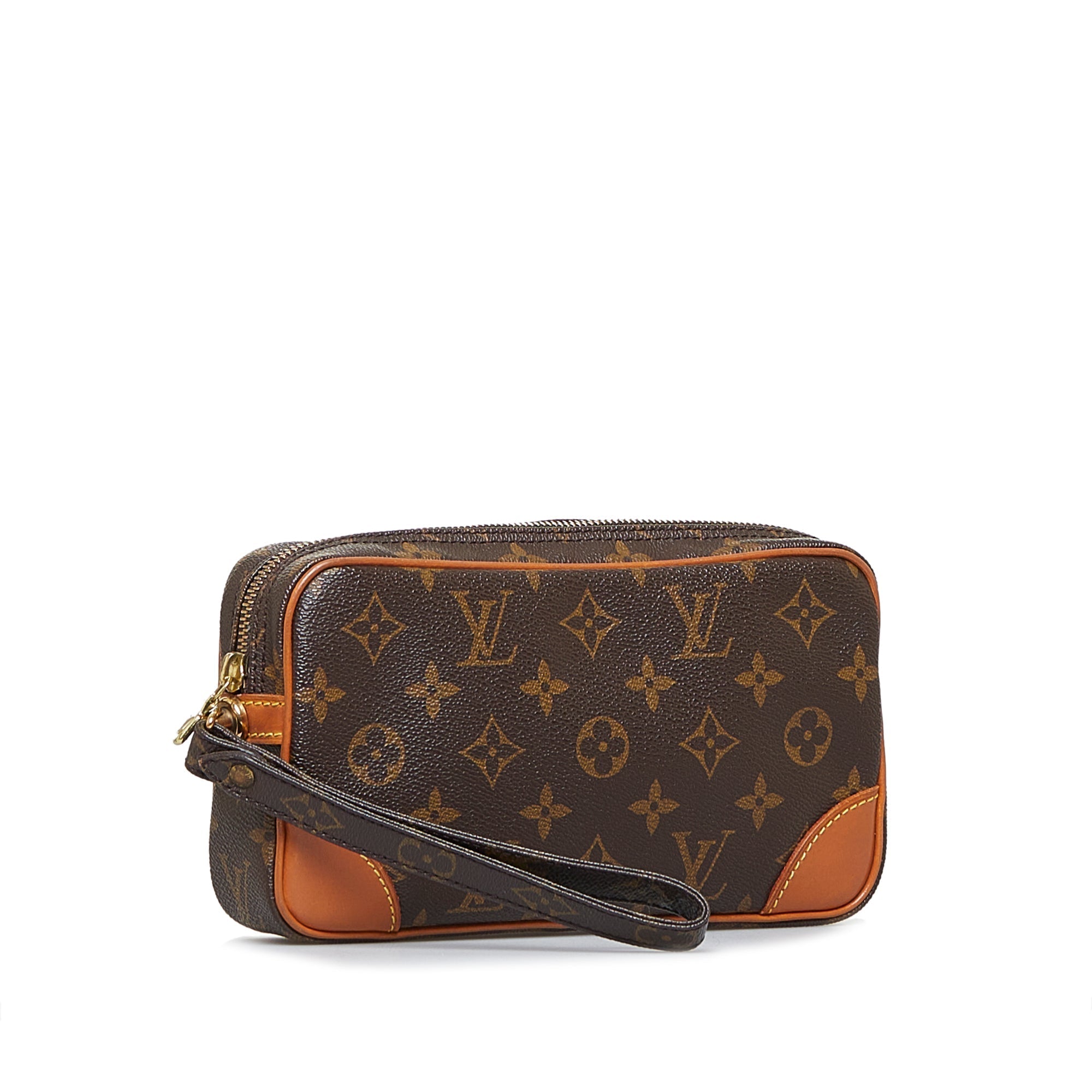 Louis Vuitton Marly Dragonne Clutch PM Monogram Canvas