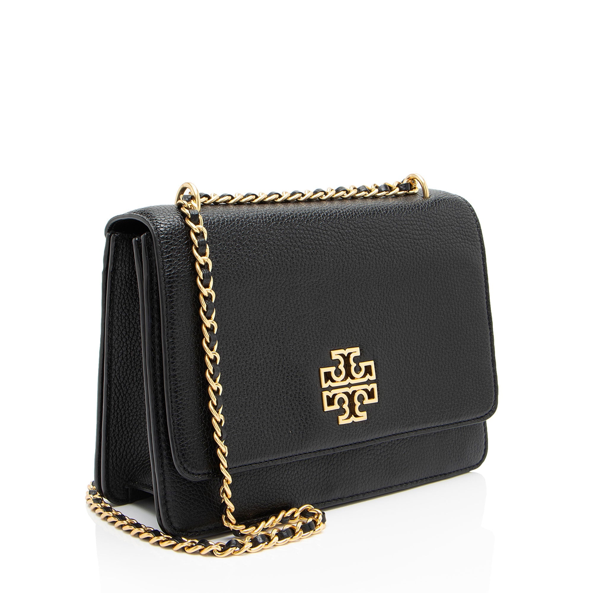Tory Burch Leather Britten Medium Shoulder Bag