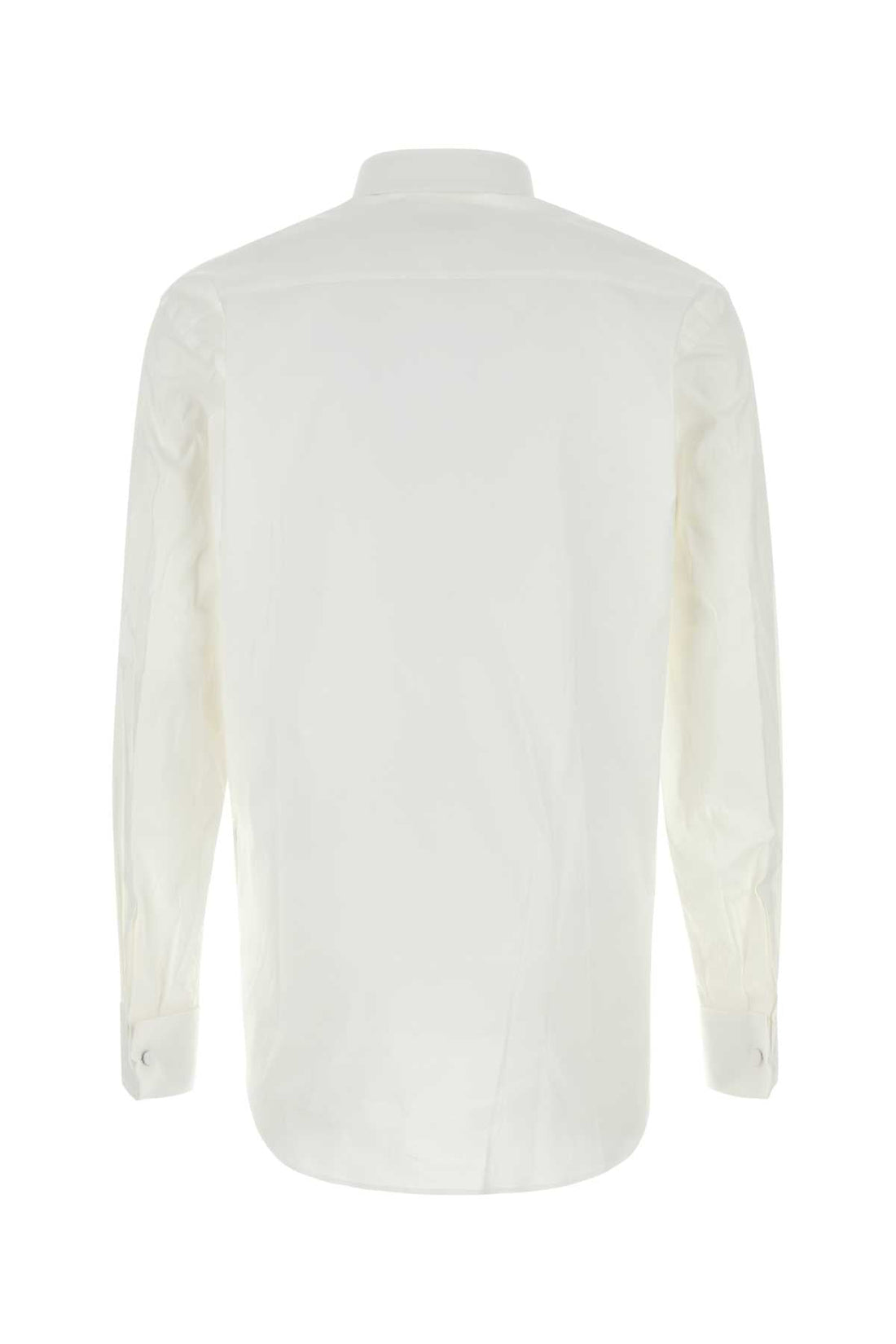 PRADA Stretch Cotton Blend Shirt - SS25 Collection