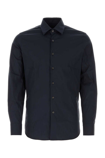 PRADA Men's Stretch Poplin Shirt - FW25 Collection