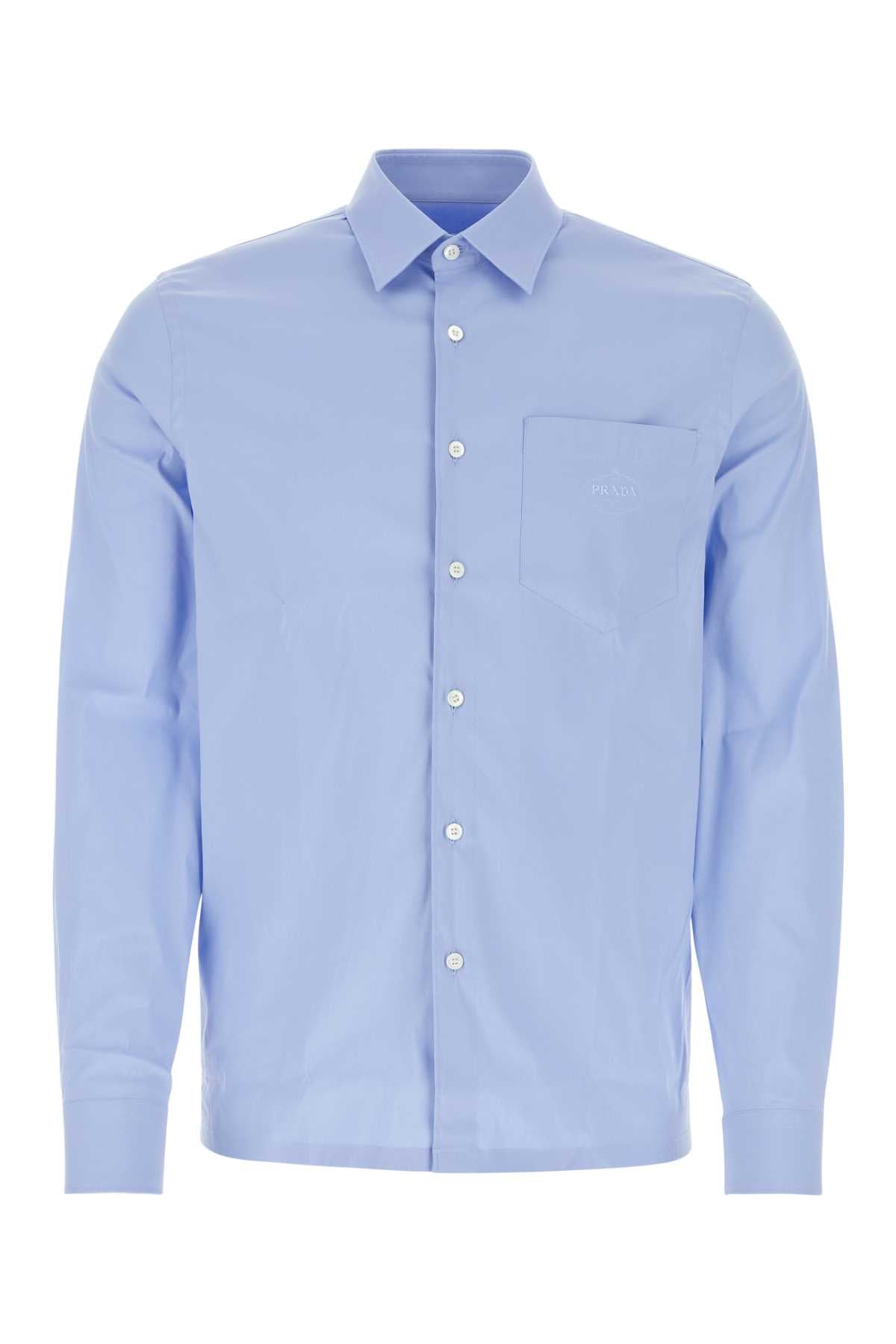 PRADA Poplin Shirt for Men - SS25 Collection
