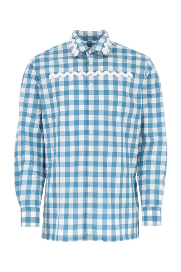 PRADA Embroidered Poplin Shirt for Men - SS23