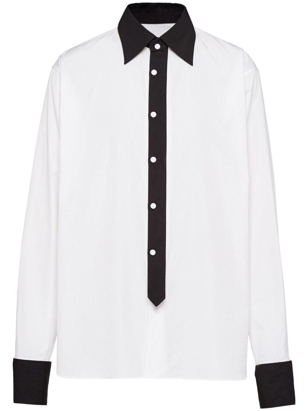 PRADA Oversized Poplin Shirt - SS24