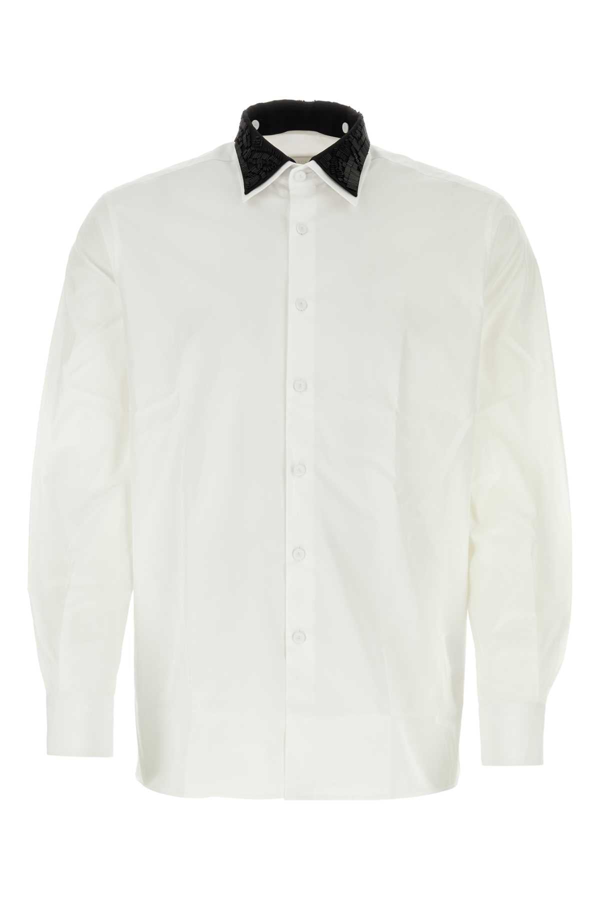PRADA Classic Poplin Shirt for Men - SS24 Collection
