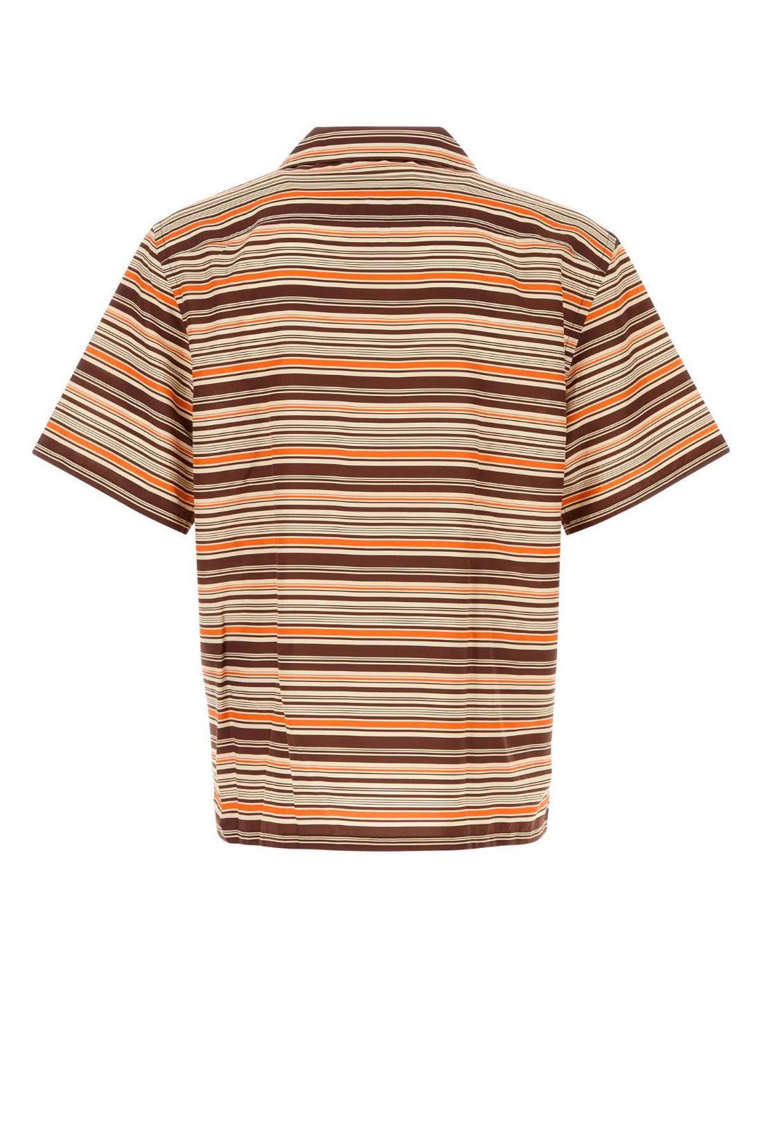 PRADA Embroidered Cotton Blend Shirt for Men - FW25